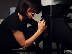 THE ULTIMATE EXTRACTOR MASTER - CUM BLAST HANDJOB SERVICED IN MILKING CHAIR BY FEMDOM NYMPHO AVA