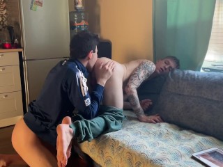 Part 2 Chav Fucked a Twink and Cum on him