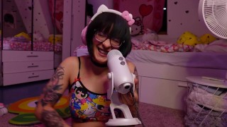 ASMR Wet Pussy Sounds During Egirl Gamergirl Masturbation