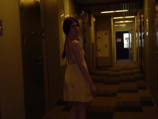 I CAUGHT A CUTE GIRL HOT PEARL NEAR THE ELEVATOR screenshot number 1