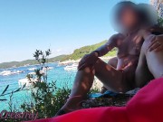 Preview 2 of EXTREME Nude Public Flashing my pussy in front of man in public beach and he helps me squirt
