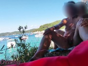 Preview 4 of EXTREME Nude Public Flashing my pussy in front of man in public beach and he helps me squirt