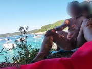Preview 6 of EXTREME Nude Public Flashing my pussy in front of man in public beach and he helps me squirt