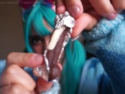 Preview 4 of I hope your penis is as tasty as this chocolate.