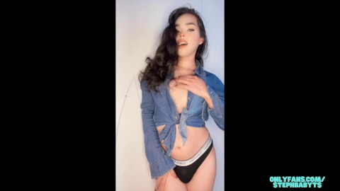 Your Cute Transgender Stepsister Filming Naughty Tiktok Videos and Onlyfans Content
