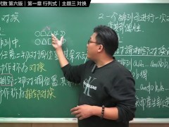 认真教一下对换｜同济大学线性代数第六版｜第一章：行列式｜主题三：对换 - Screenshot 3 of 16 - Changhsumath