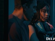 Preview 2 of Delphine Films- Cheating Husband Fucks Korean Babe Kimmy Kimm