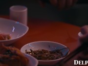 Preview 5 of Delphine Films- Cheating Husband Fucks Korean Babe Kimmy Kimm