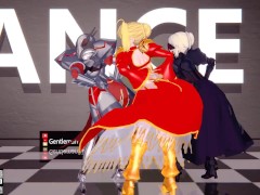【KKS／MMD】【I'm ill】 モードレッド ネロ・クラウディウス セイバーオルタ【Fate/Grand Order】 - Screenshot 1 of 16 - 卡通