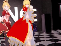 【KKS／MMD】【I'm ill】 モードレッド ネロ・クラウディウス セイバーオルタ【Fate/Grand Order】 - Screenshot 5 of 16 - Mmd Dance