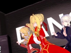 【KKS／MMD】【I'm ill】 モードレッド ネロ・クラウディウス セイバーオルタ【Fate/Grand Order】 - Screenshot 6 of 16 - 卡通
