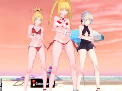 【KKS／MMD】【I'm ill】 モードレッド ネロ・クラウディウス セイバーオルタ【Fate/Grand Order】 - Screenshot 8 of 16 - Kks