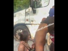 Trucker face fuck TS 10/16