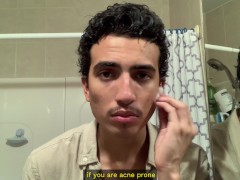 Morning Skin Care Routine For Young Men.