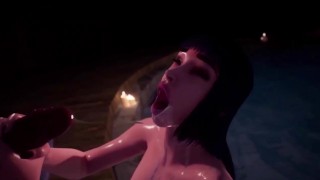 3D HENTAI Karakter MILF Zuigen Monster Cock - Sex Simulator Gameplay