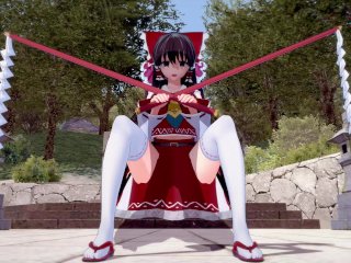 reimu hentai 3d, big tits, hentai touhou 3d, uncensored