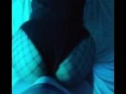 Preview 6 of Dry humping in my fishnets