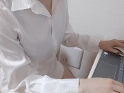 Preview 1 of A perverted office lady masturbates with a vibrator and climaxes many times ♡ Can't stop moaning
