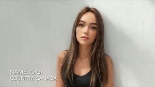 🍆🍑😩👉👌💦 Cute meisje van Canada werd geneukt door Russische Stalion