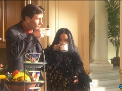 Passionate girl gets pleasured by two hunks at the same time 2/16