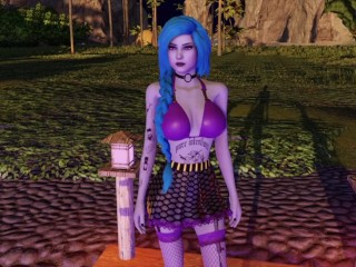 JINX WET AND CRAZY x PUSSYPLEASURE x 3DX CHAT