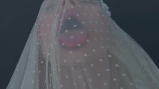 SANKTOR - MILF IN VEIL WITH BIG ASS MASTURBATES