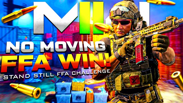 Modern Warfare 2: ''NO MOVING FFA WIN'' - Испытание "Бесплатно для всех" #1 (MW2 Stationary FFA Win)