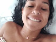 Preview 1 of JOI to CUM on MY TITS and Mouth (translated)
