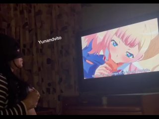 female orgasm, anime, teen, big tits