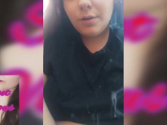 Chubby smokes on the terrace - Screenshot 1 of 16 - Smoking Fetish