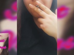 Chubby smokes on the terrace - Screenshot 10 of 16 - Curvy