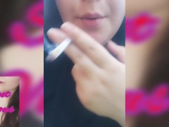 Chubby smokes on the terrace - Screenshot 3 of 16 - Big Natural Tits