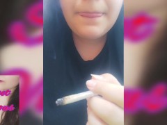 Chubby smokes on the terrace - Screenshot 4 of 16 - Chubby