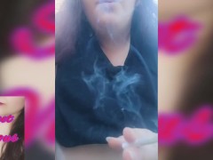 Chubby smokes on the terrace - Screenshot 5 of 16 - Curvy