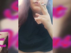 Chubby smokes on the terrace - Screenshot 7 of 16 - Big Lips