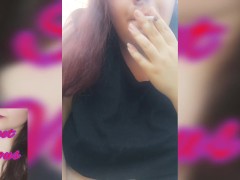 Chubby smokes on the terrace - Screenshot 8 of 16 - Big Natural Tits