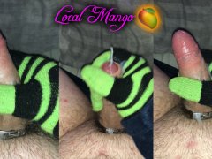 Quick Wank with Green Gloves POV