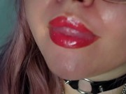 Preview 5 of HOT ASMR - 💦WET LICKING👅, LICKING YOU(R)... LENS Up-Close & Far, EARS EATING