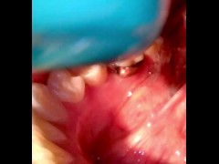 Playing with my tongue