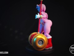 Amy rose sonic resin figure