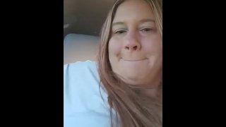 In A Public Parking Lot Milf Flashing