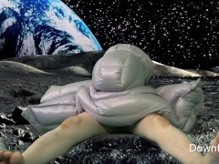 Two Puffers Sewn Together Into Monster Down Jacket Get Load of Cum