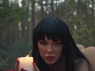 SANKTOR - GERMAN WITCH MASTURBATES IN THE FOREST