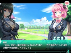 【#06 アニメーションエロゲー(体験版)実況】〇われた後輩を救え! クールな爆乳J〇が背面駅弁でアナル中出しセックスされ・・ 13/16