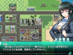 【#06 アニメーションエロゲー(体験版)実況】〇われた後輩を救え! クールな爆乳J〇が背面駅弁でアナル中出しセックスされ・・ 14/16