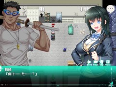 【#06 アニメーションエロゲー(体験版)実況】〇われた後輩を救え! クールな爆乳J〇が背面駅弁でアナル中出しセックスされ・・ 3/16