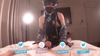 【Blue Archive】✨Kisaki Cosplayer get Fucked, Japanese hentai anime crossdresser cosplay 9