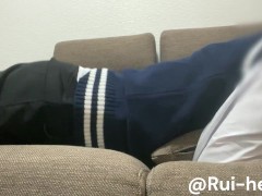 【制服オナニー】風邪をひいてもオナニーがしたすぎる！キモイ声で喘ぎながらズボンパンツに大量の精子を出す１０代イケメン男子 - Screenshot 8 of 16 - Cum