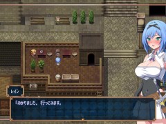 【#03エロゲー ナイトメアナイト~聖なる騎士と堕欲の魔術(体験版)実況】爆乳女騎士が情報の見返りにおっぱいコキでぶっかけられてしまい・・・(ファンタジーRPG同人エロゲー)