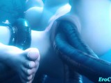 Tifa underwater tentacle hentai!